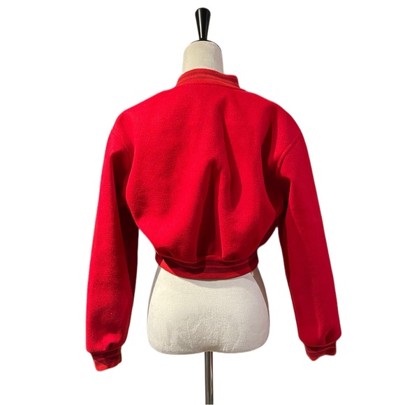 Azalea Wang Felt Bomber Jacket - Picture 6 of 6